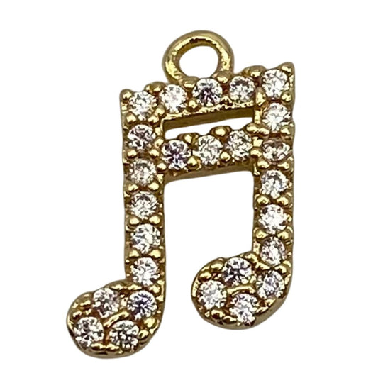 Medium CZ Music Note