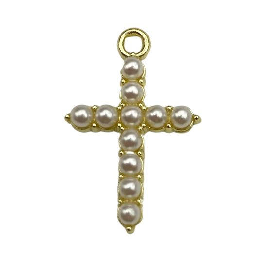 Large Pearl Cross