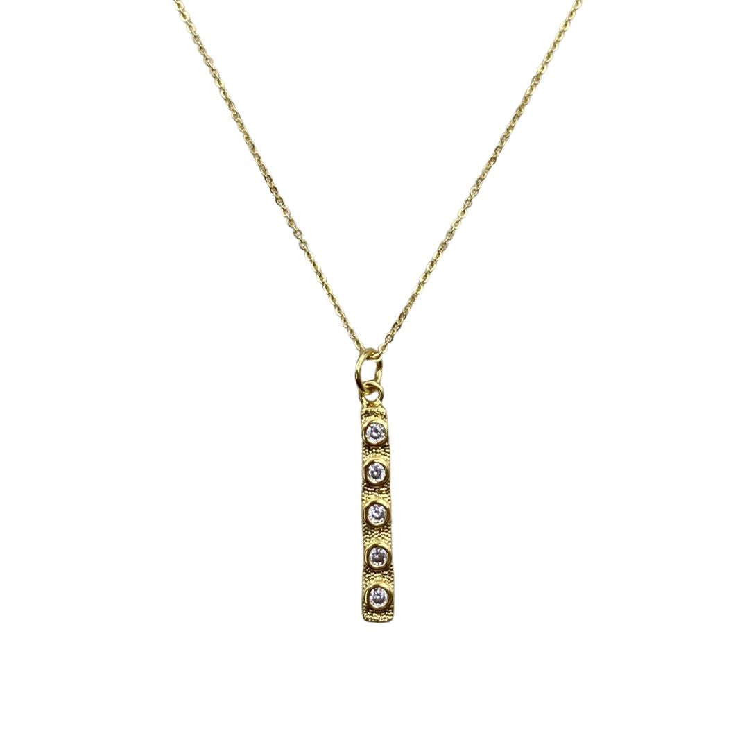 Quincy Gold Bar Necklace